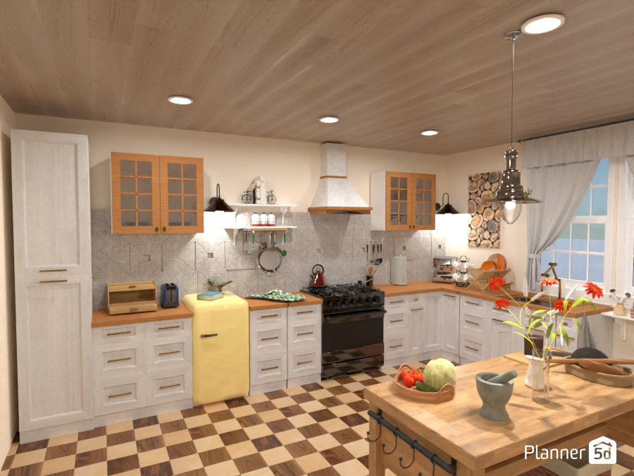 Vintage kitchen : Design battle contest #13287279 by Gabes