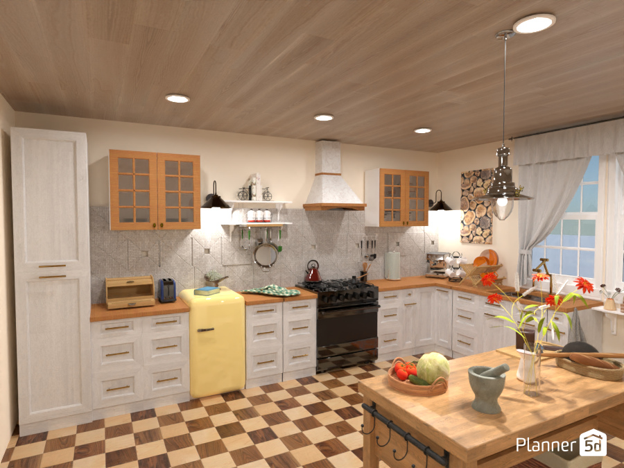 Vintage kitchen : Design battle contest 13287279 by Gabes image