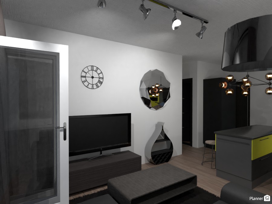 One Bedroom Modern Living Room Apartment 3039100 by Kimani image