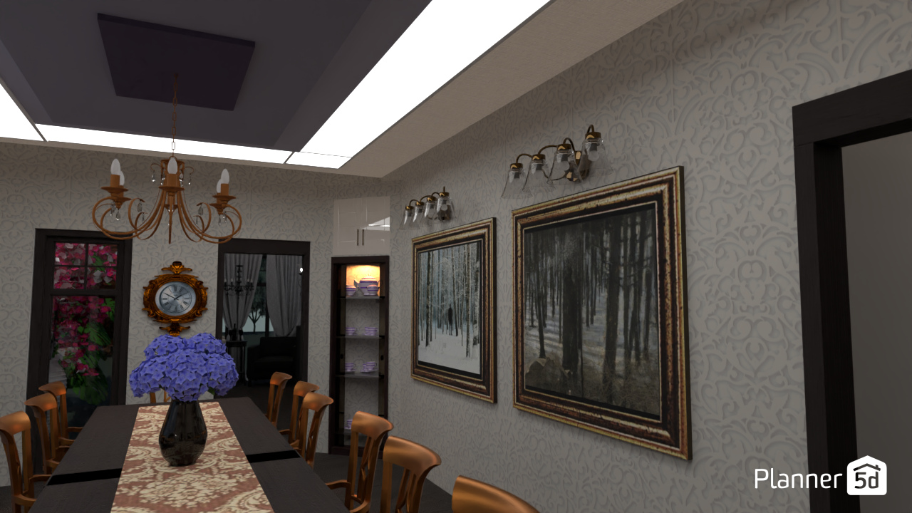 1977 dining room #12951519 by Aldona