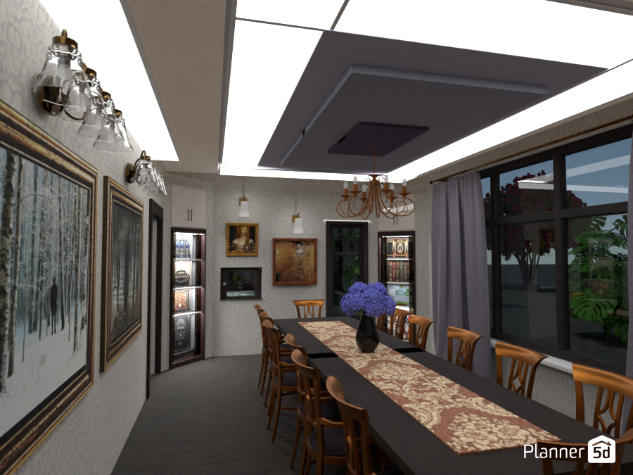 Formal dining room #12952279 by Aldona