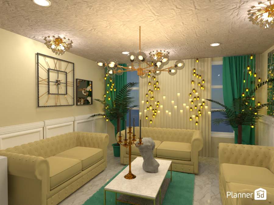 Bicolor living room #15062695 by Natalia