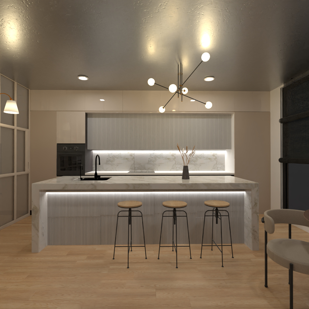 Brown and White Kitchen #11506084 by Editors Choice