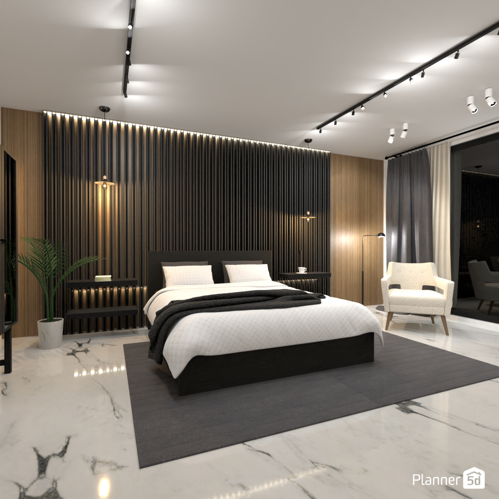 Modern Bedroom #8015396 by Monika