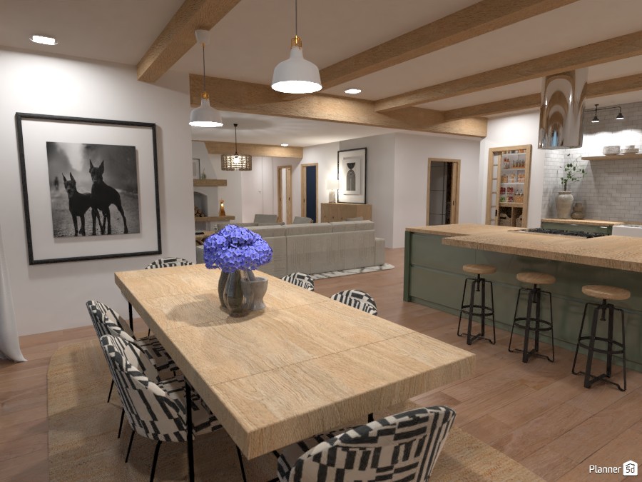 Modern Farmhouse - Dinning Room #4480657 by Ana G