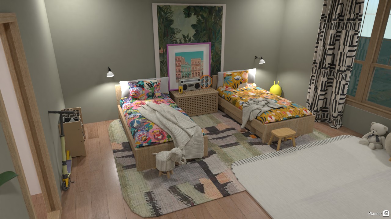 Modern Farmhouse - Kid's Room #4480736 by Ana G
