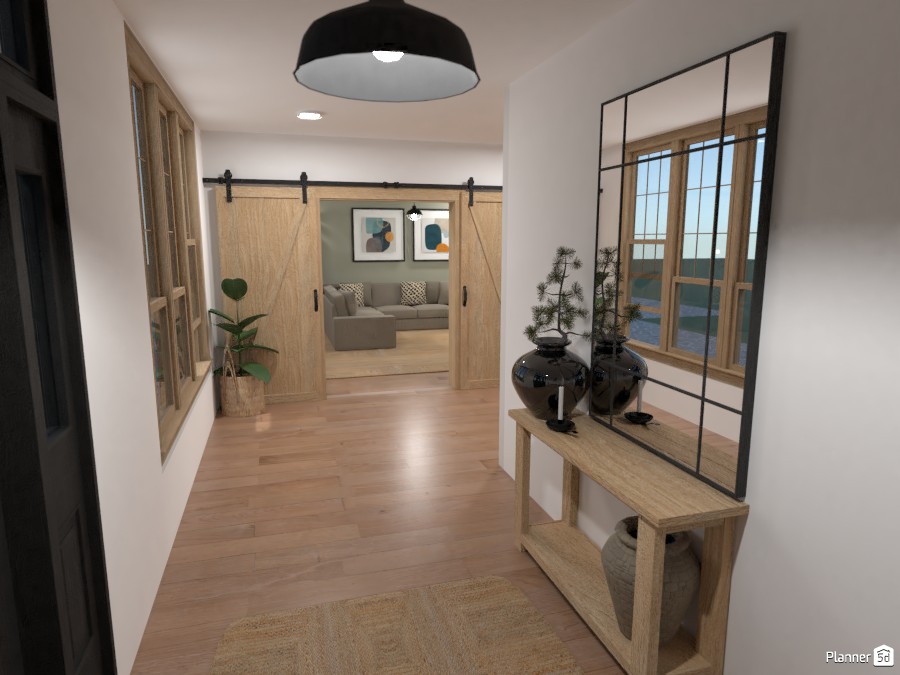 Modern Farmhouse - Entry Hall #4480644 by Ana G