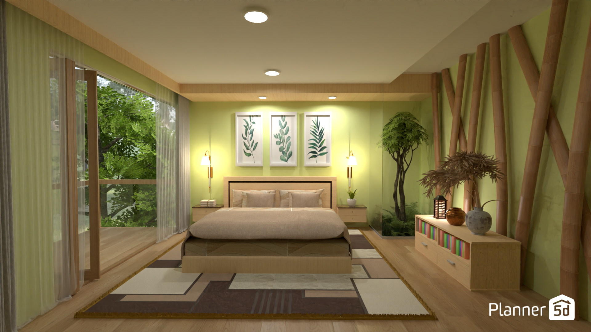 Country bedroom #16938763 by MariaCris