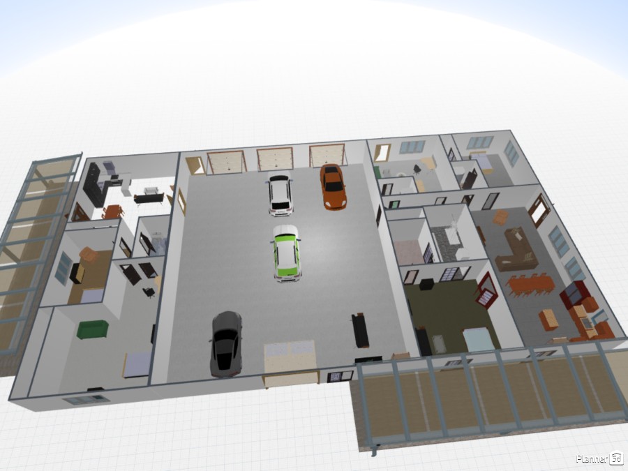 Barndo - Free Online Design | 3D Garage Floor Plans by Planner 5D