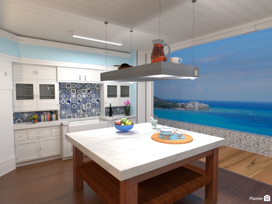 Kitchen Overlooking the Ocean 1426281 by Olivia11 image