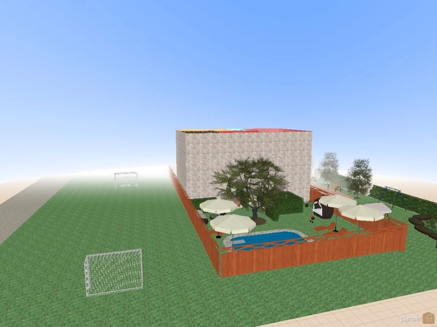 дом на море - Free Online Design | 3D Floor Plans by Planner 5D