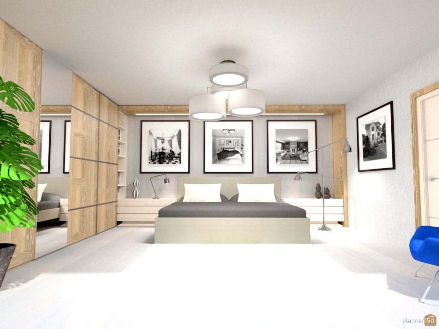 Modern Bedroom (by Moonface) #810389 by Micaela Maccaferri