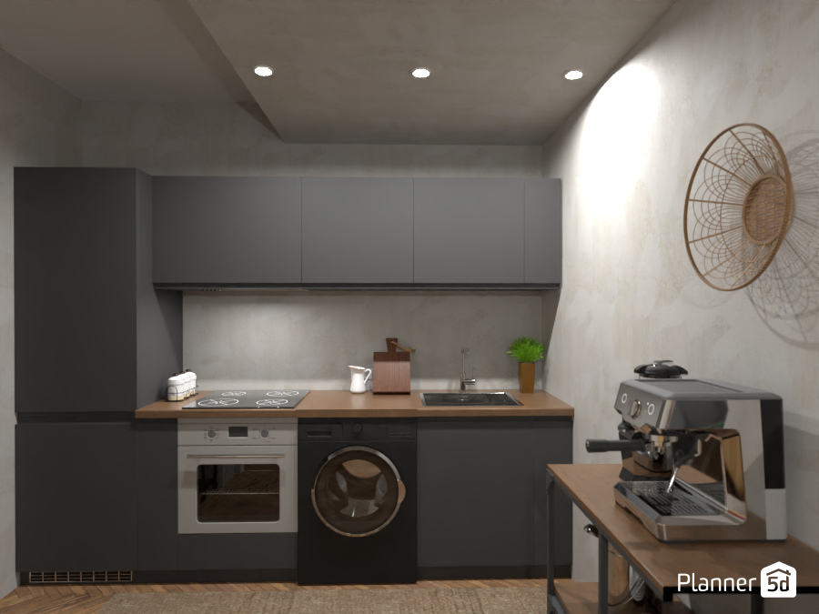 Masculine, relaxed and bohemian studio #8080329 by Lucija Marko