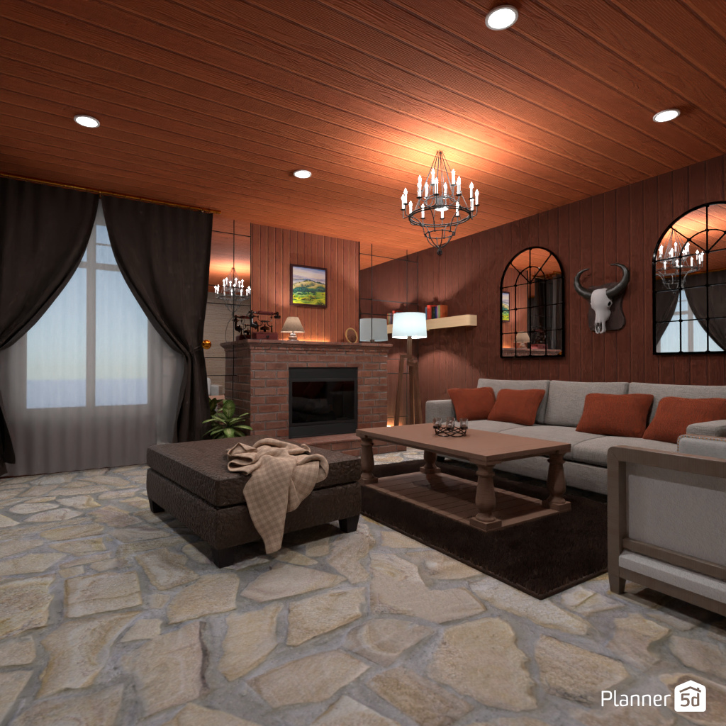 Country Living room #3369364 by Editors Choice