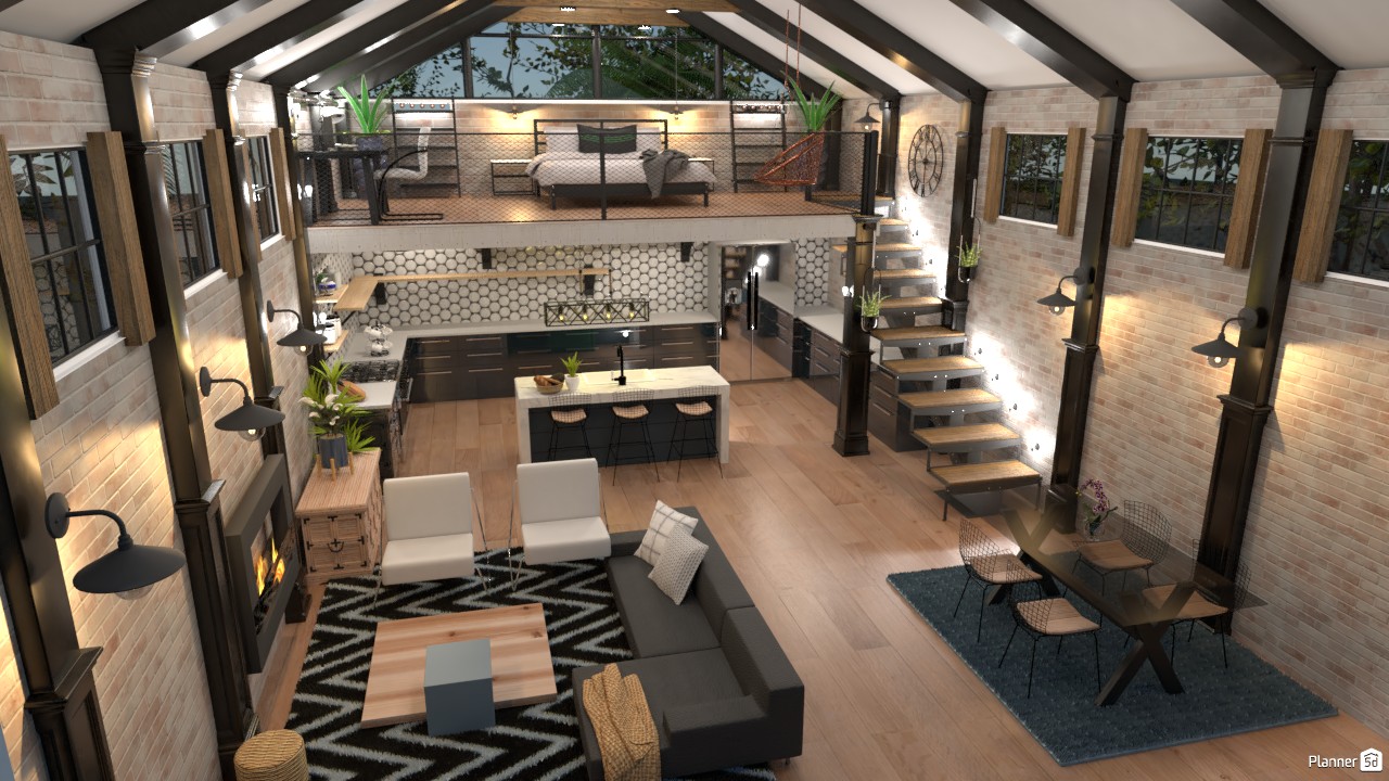 LOFT INDUSTRIAL #4912015 by Luana