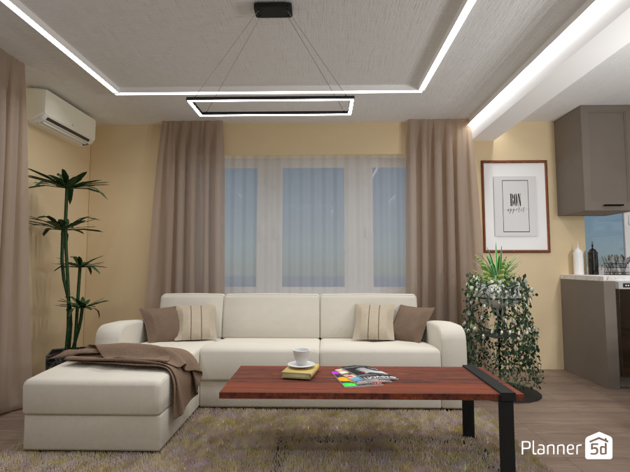 Living room #7010642 by Арутюнян Анна Багратовна