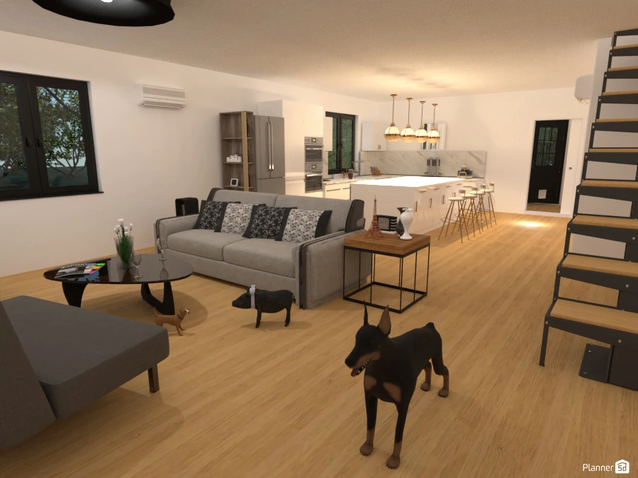 3 Story Modern Home In The Woods #3049304 by Thomas Vision