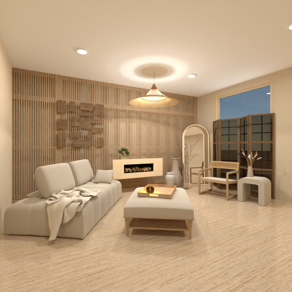 Japandi Living Room 11813860 by Editors Choice image