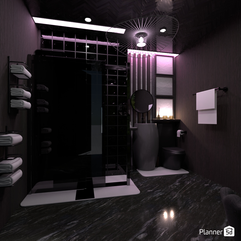 Dark Bathroom #3362868 by Editors Choice