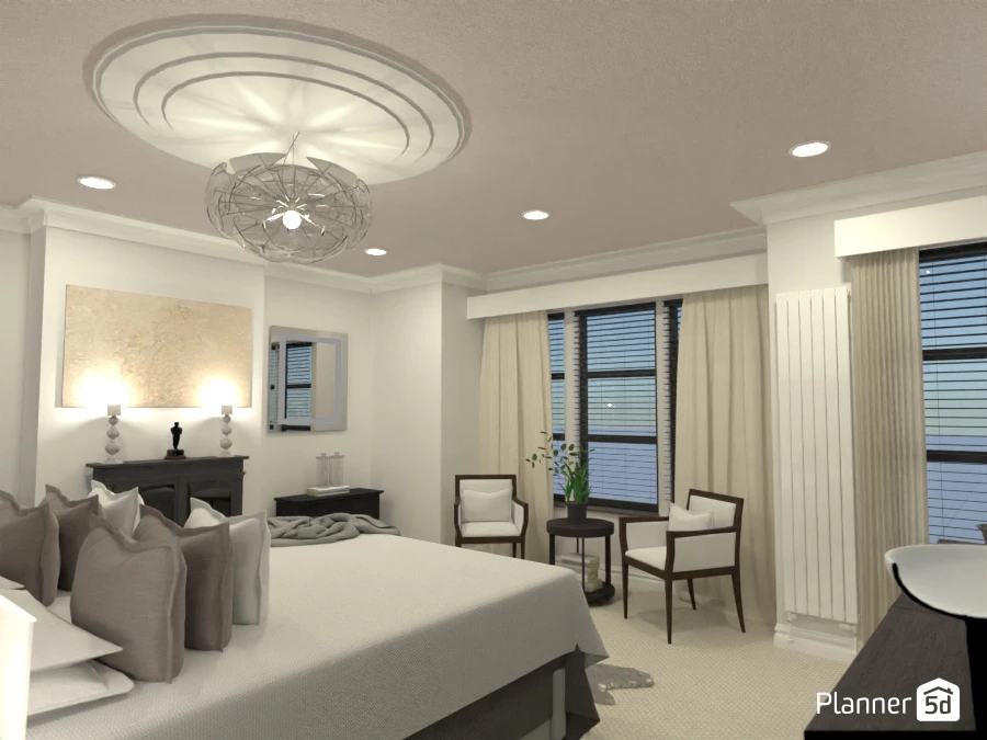 Modern Bedroom Design - Free Online Design | 3D Floor Plans by Planner 5D