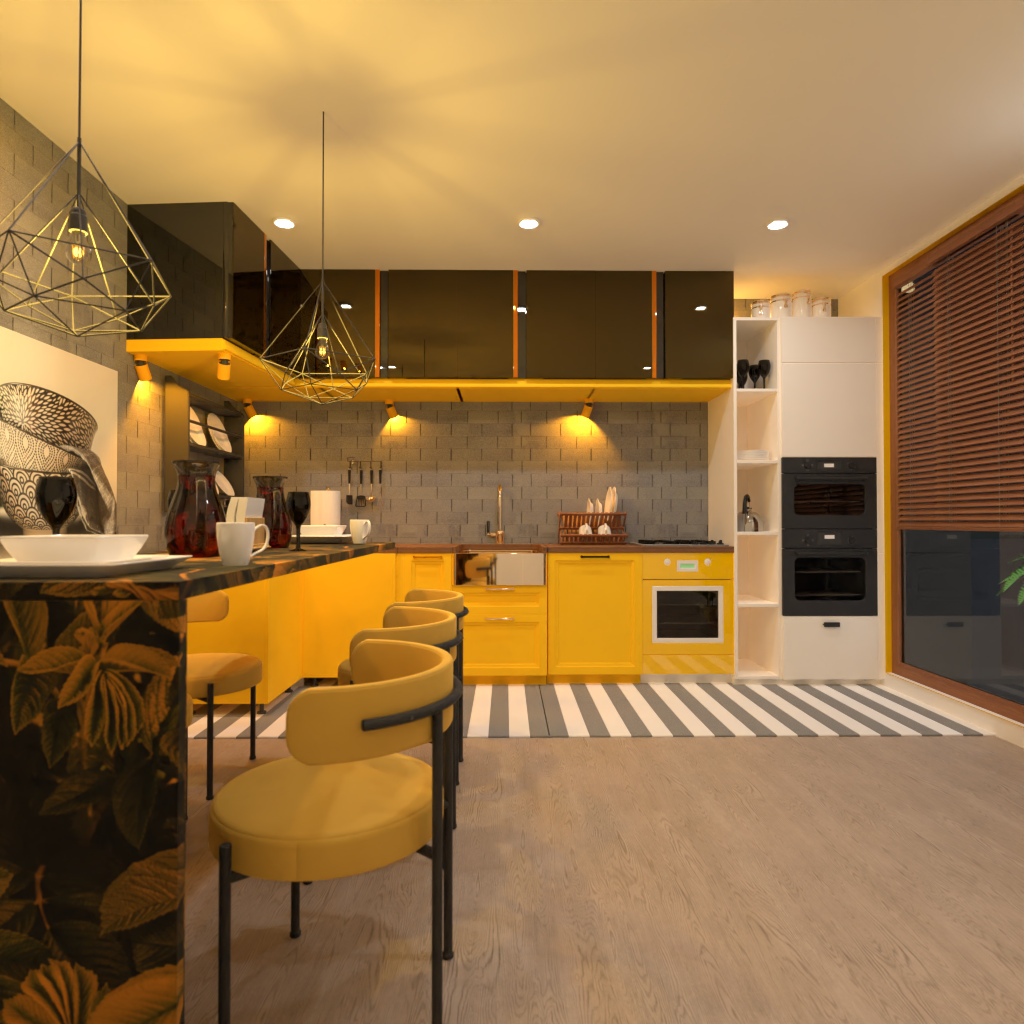 Sunny Kitchen #12555111 by Editors Choice