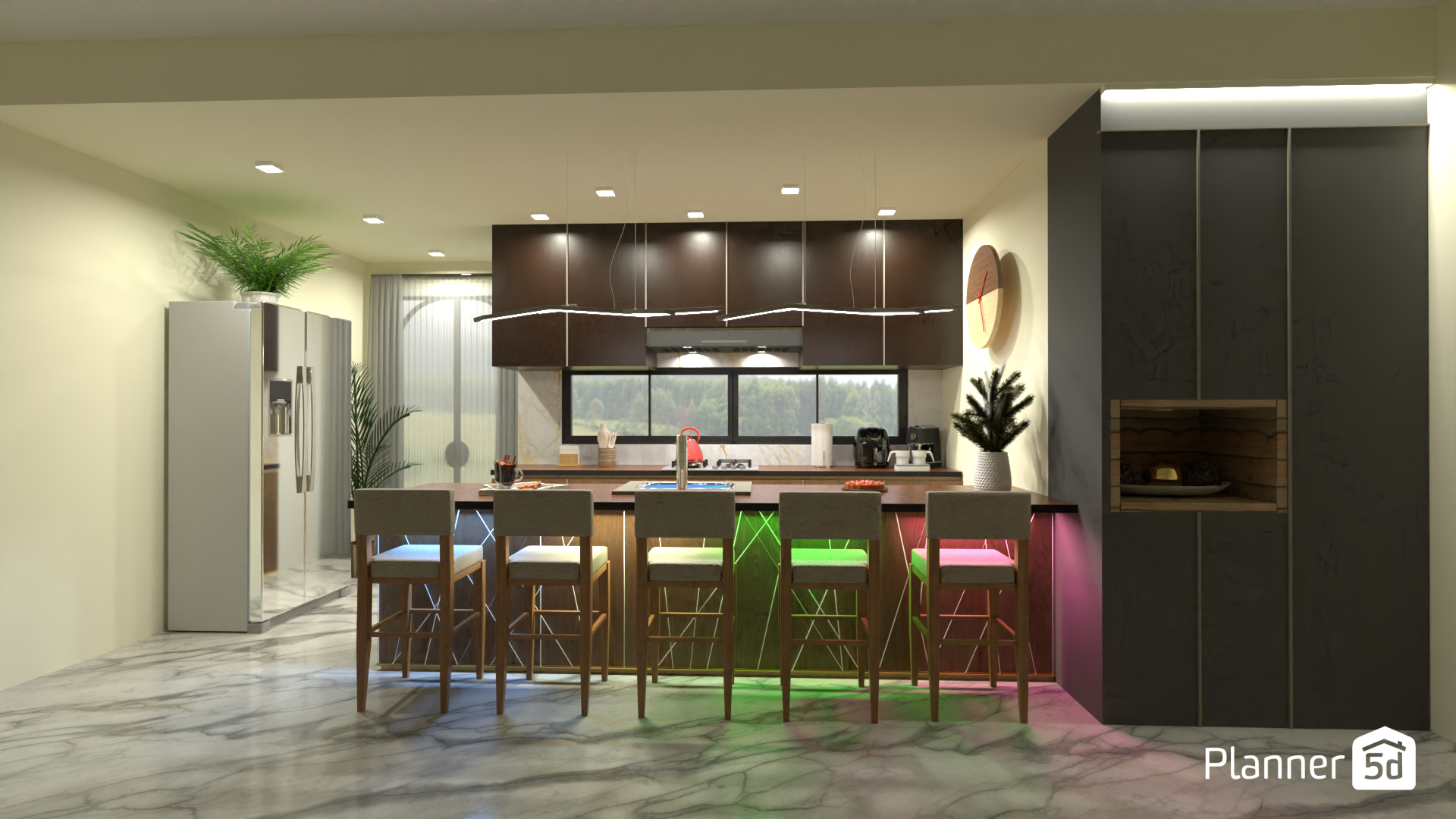 Cocina-comedor familiar #19860876 by MariaCris
