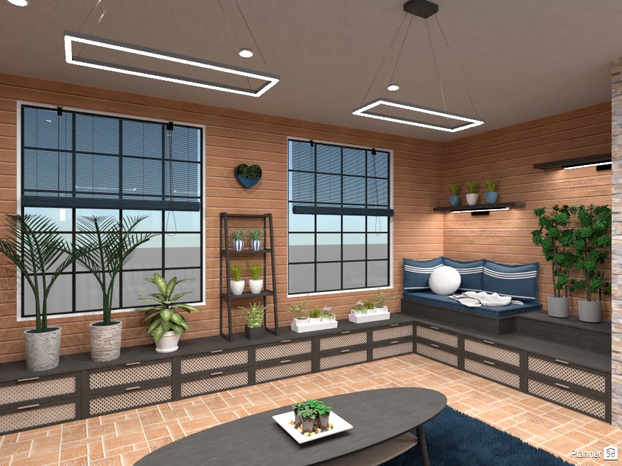 Contest: jungle living room II #4663768 by Elena Z