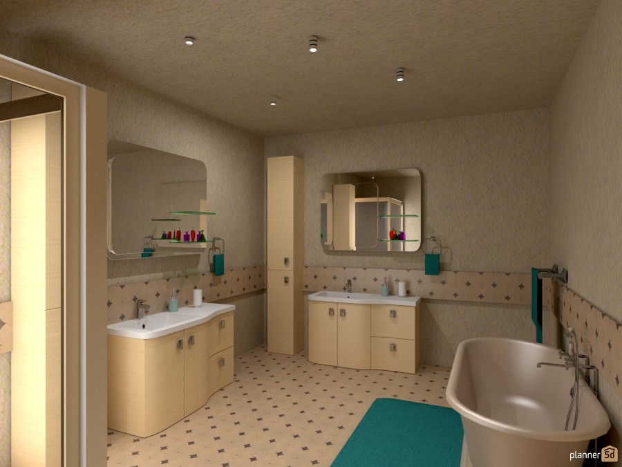 beige bath #1014583 by Joy Suiter