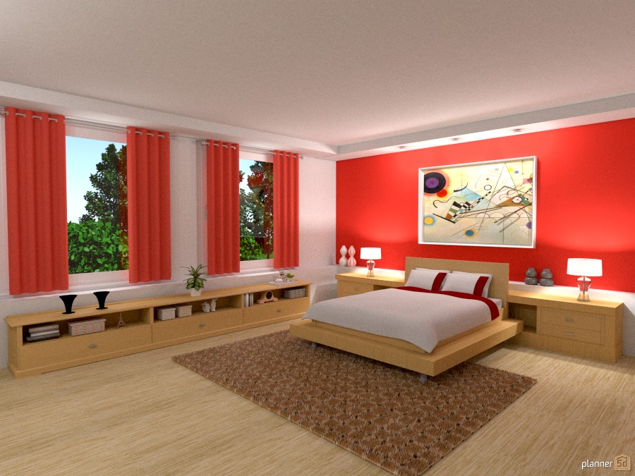 Red room. #843385 by Michelle Silva