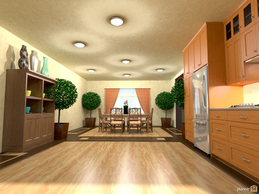 in-layed wood floor d/k #814785 by Joy Suiter