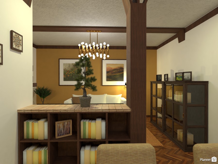 Contest: old town kitchen and living room VI #3716575 by Elena Z
