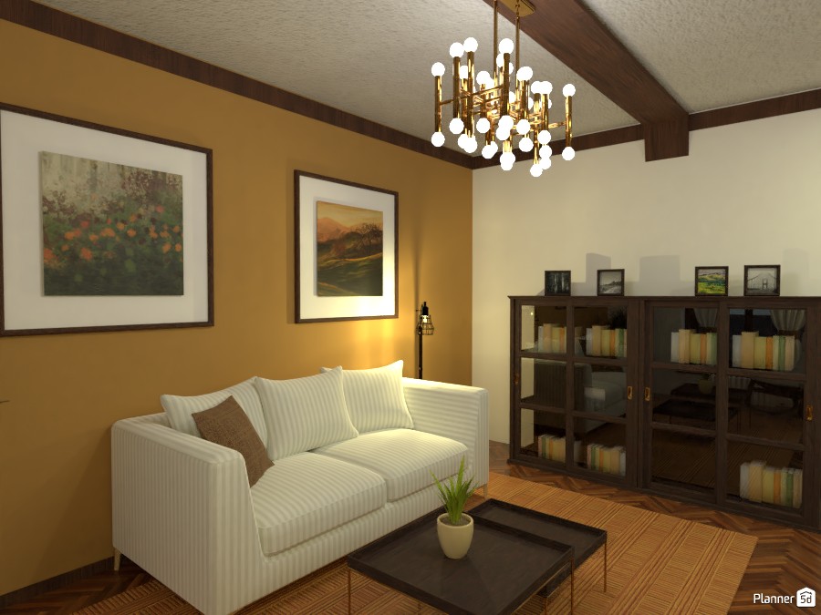 Contest: old town kitchen and living room V #3716582 by Elena Z