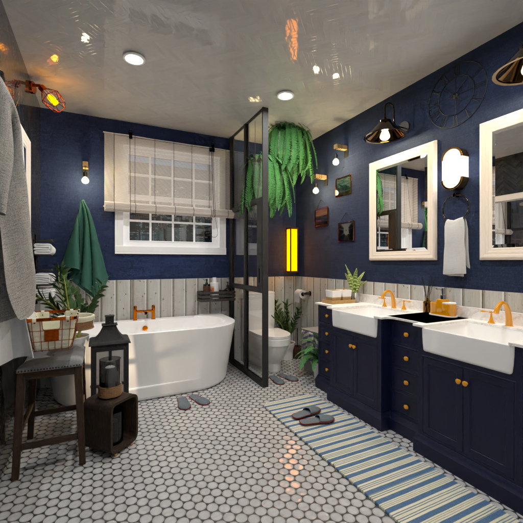 Nautical bathroom #12259375 by Editors Choice