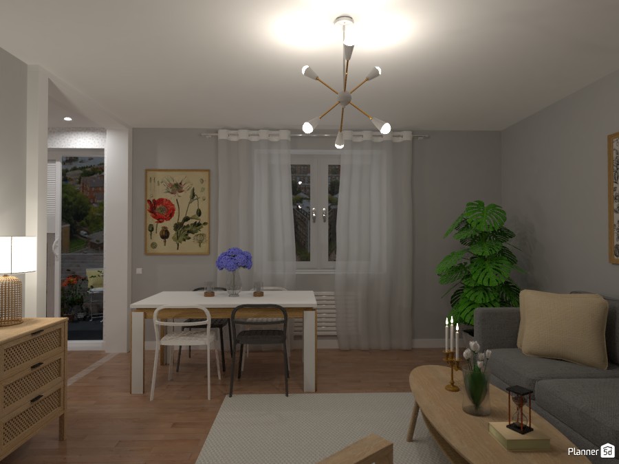 Scandi style apartment with terrace 88334 by Lucija Marko image