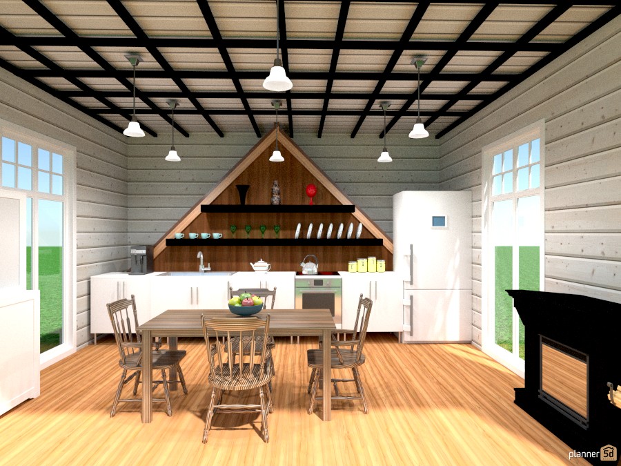 a-frame shelf in kitchen #886417 by Joy Suiter