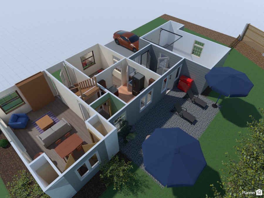 BK Back yard #3938983 by bob kane