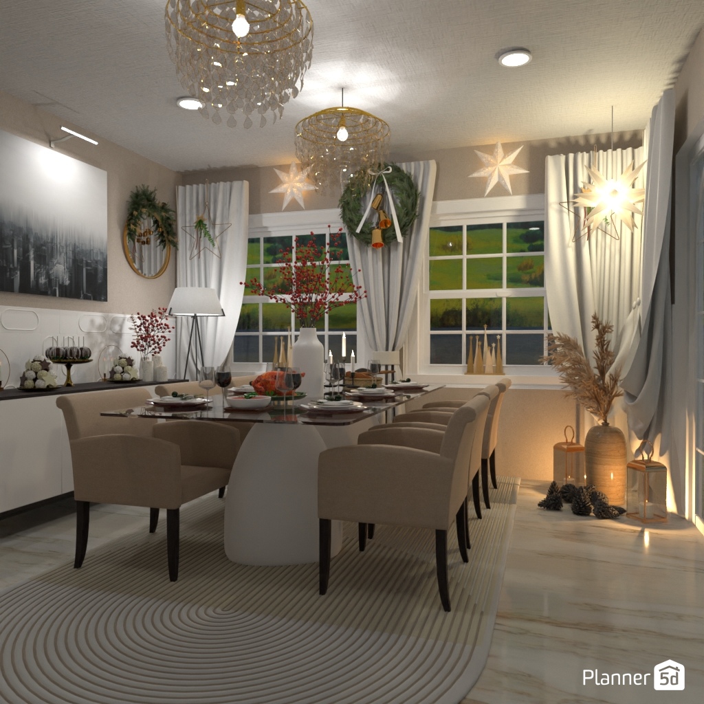 DB: Thanksgiving Day - room shell copy #23437579 by Editors Choice