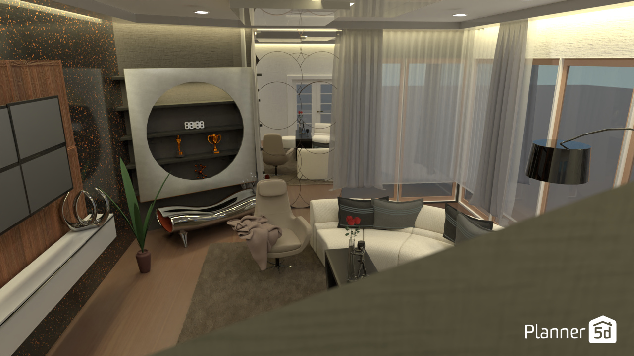 Modern living room #7765966 by User 23019352