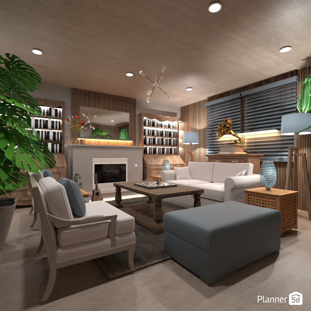 Country-Style Living Room #20143543 by Editors Choice