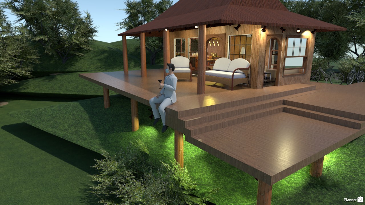 RUSTIC WOOD BUNGALOW #3766983 by Junior Alves