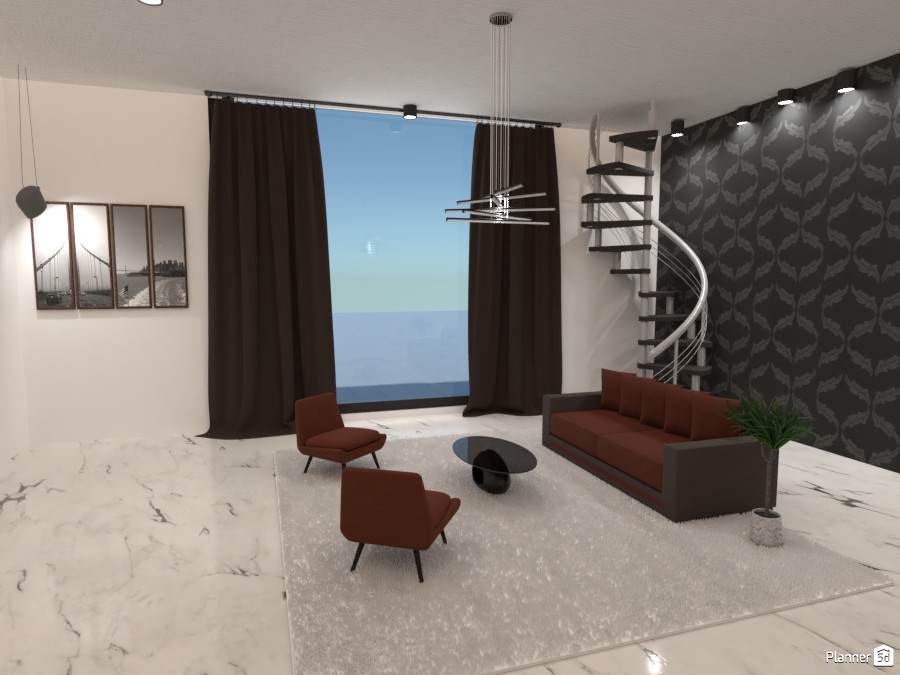 Modern Living Room #4257262 by Bridget