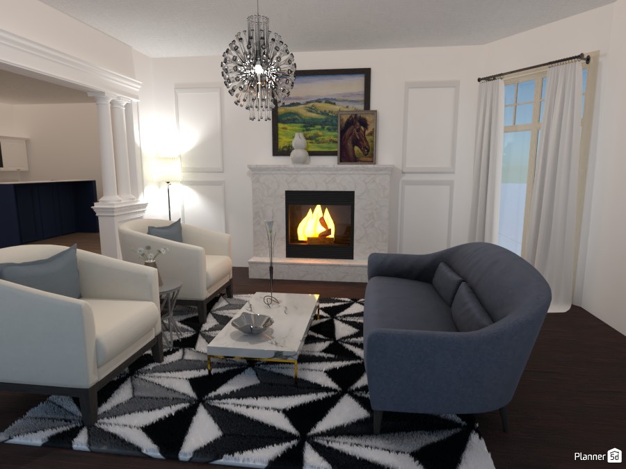 Transitional Living Room 4447271 by Bridget image