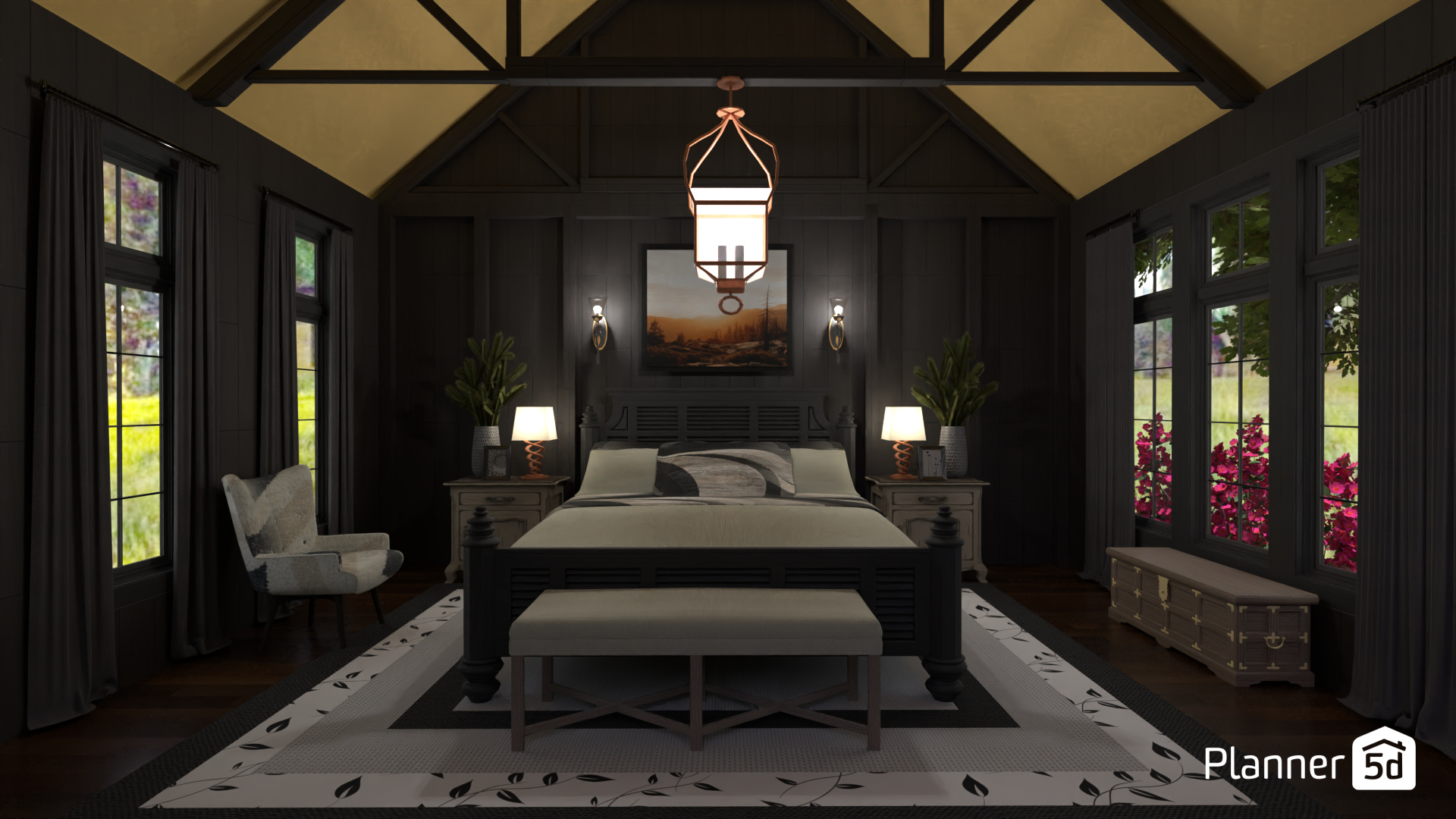 Alcoba cabaña en madera #19120108 by MariaCris