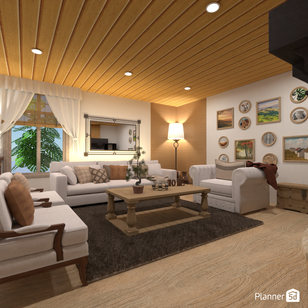 Country Living room #20116503 by Editors Choice