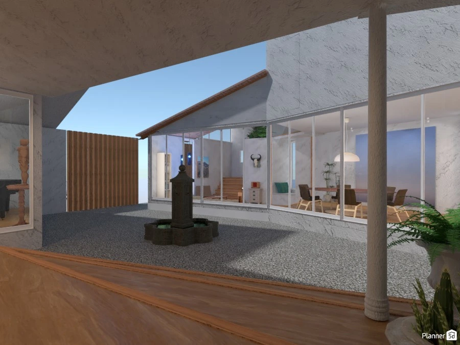 The Horseshoe House #84065 by Marjane Casagris