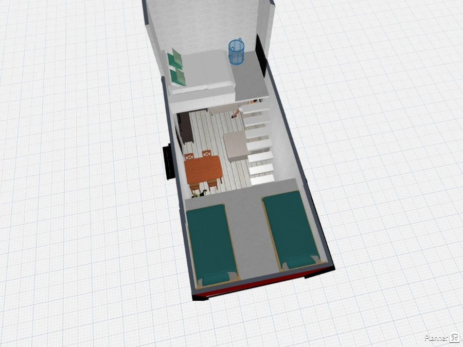 Tiny house for mom and 2 children #84988 by Keki