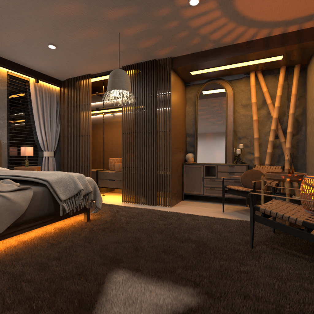 Wabi Sabi Bedroom #14609095 by Editors Choice