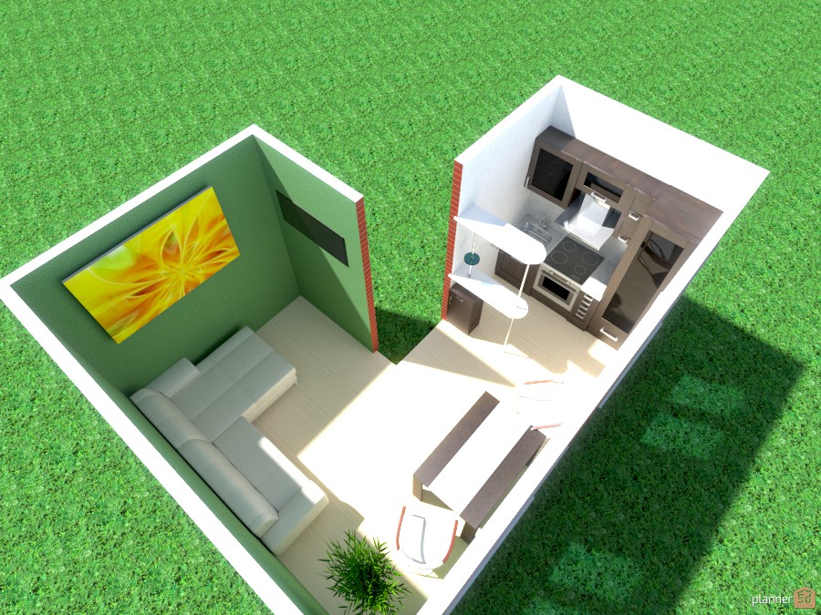 Кухня + гостиная #1022170 by Евгения Комиссарова