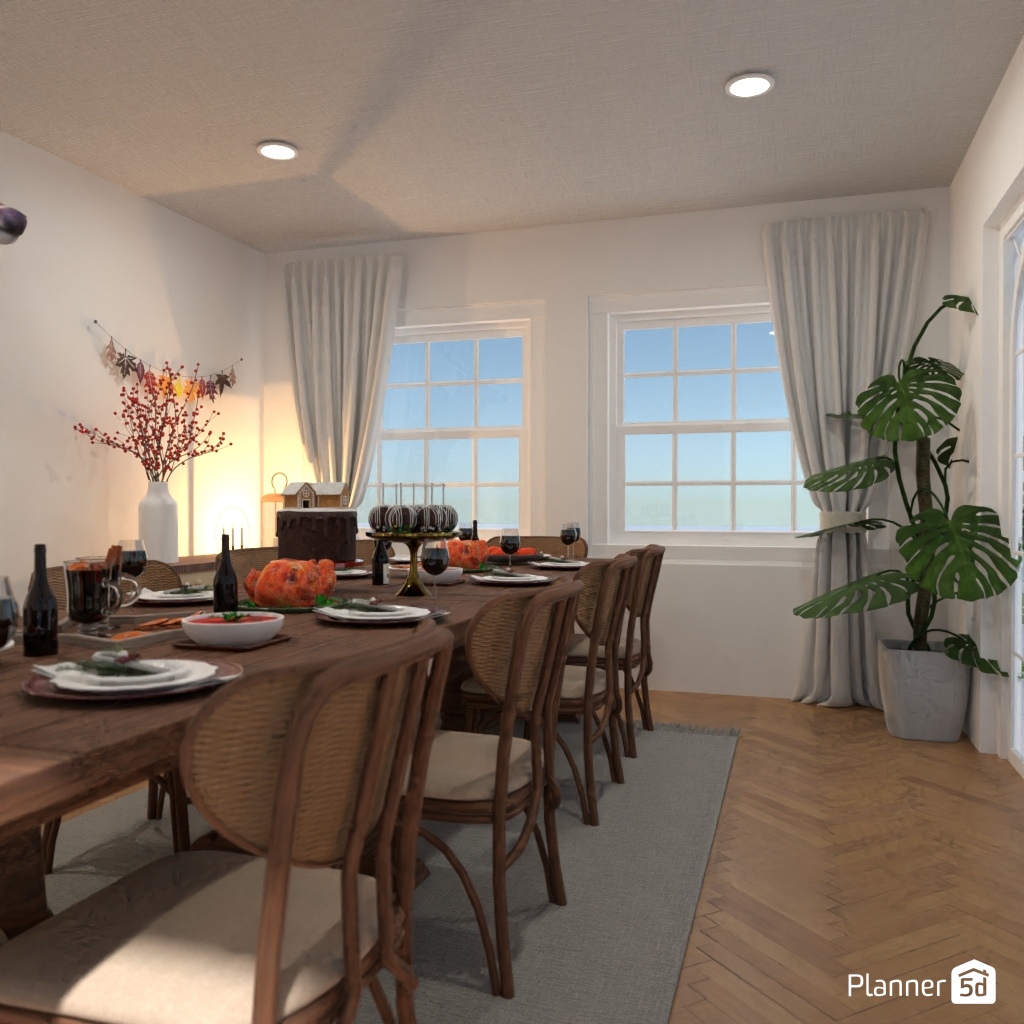 DB: Thanksgiving Day - room shell copy #23457847 by Editors Choice