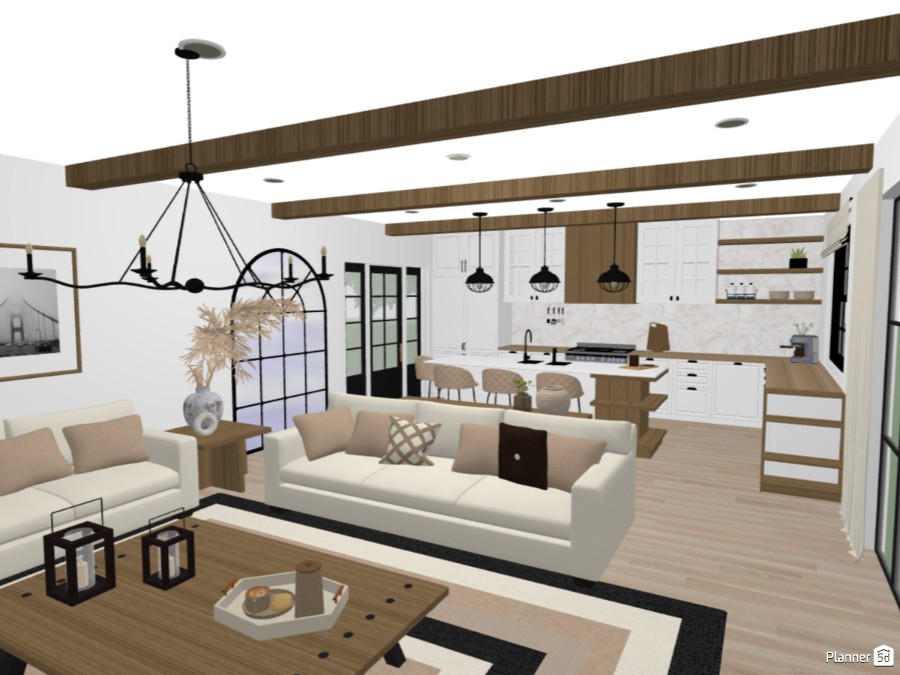 Kitchen and living #23402839 by User 158797127